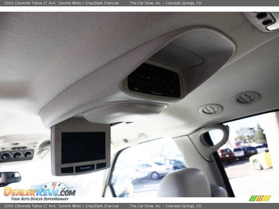 2003 Chevrolet Tahoe LT 4x4 Summit White / Gray/Dark Charcoal Photo #15