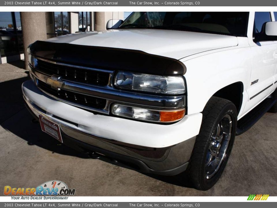 2003 Chevrolet Tahoe LT 4x4 Summit White / Gray/Dark Charcoal Photo #19