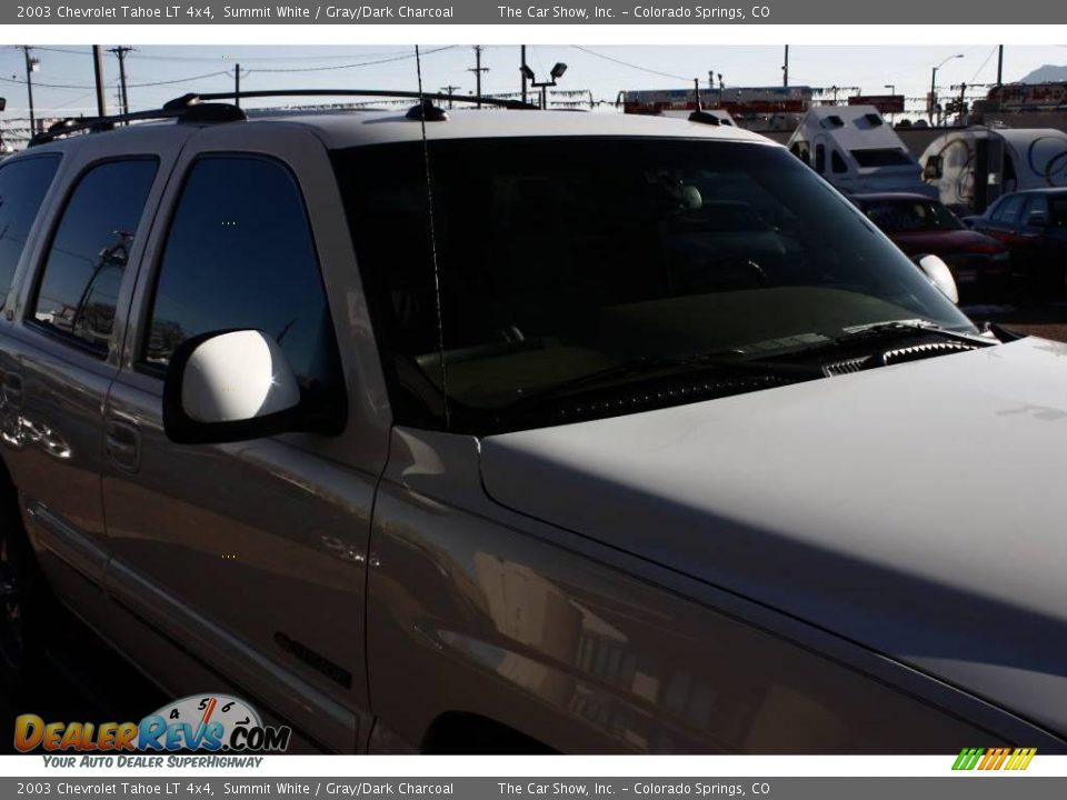 2003 Chevrolet Tahoe LT 4x4 Summit White / Gray/Dark Charcoal Photo #20