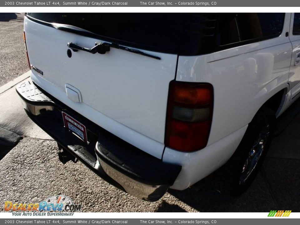 2003 Chevrolet Tahoe LT 4x4 Summit White / Gray/Dark Charcoal Photo #21