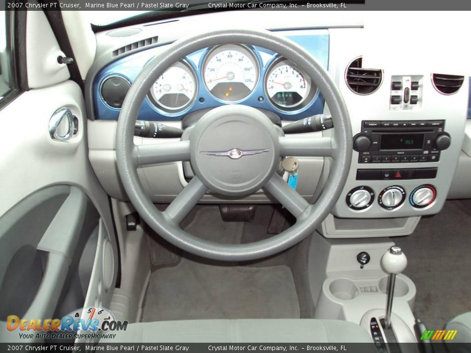 2007 Chrysler PT Cruiser Marine Blue Pearl / Pastel Slate Gray Photo #6