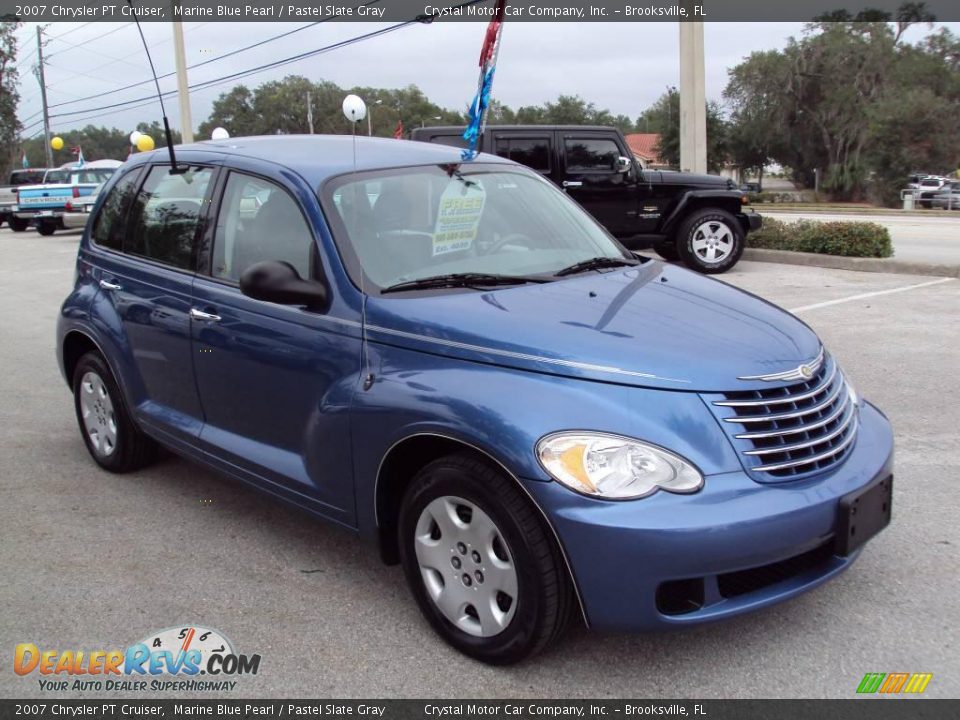 2007 Chrysler PT Cruiser Marine Blue Pearl / Pastel Slate Gray Photo #11