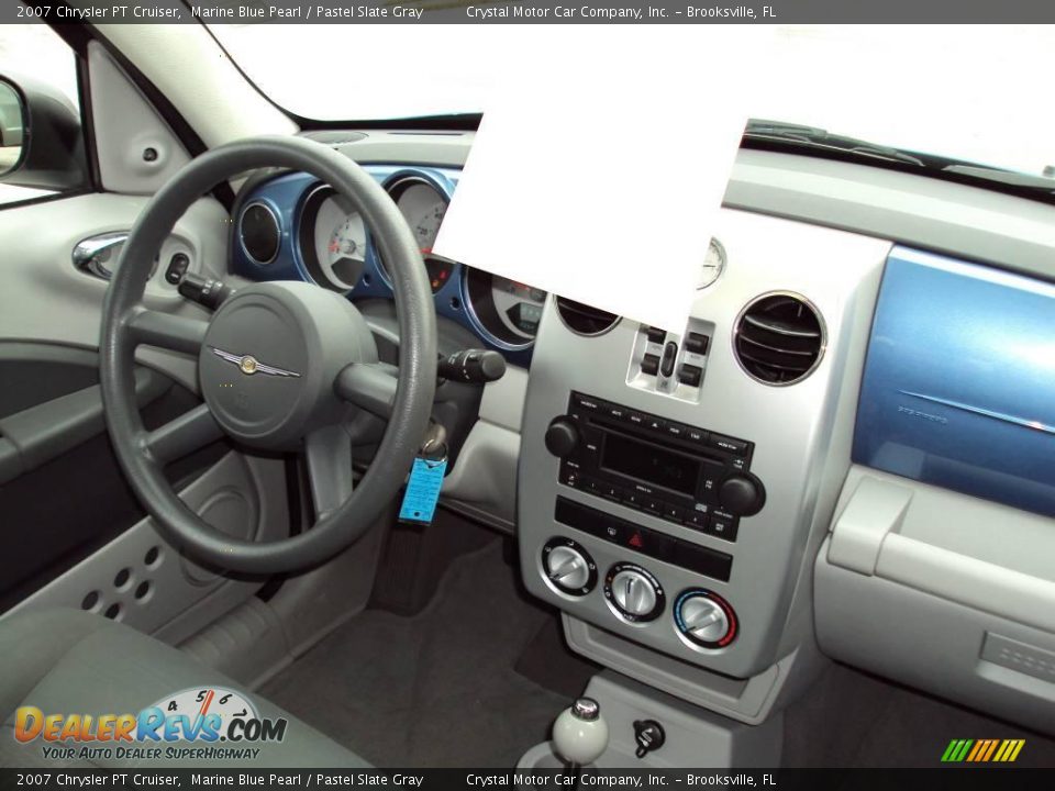 2007 Chrysler PT Cruiser Marine Blue Pearl / Pastel Slate Gray Photo #12