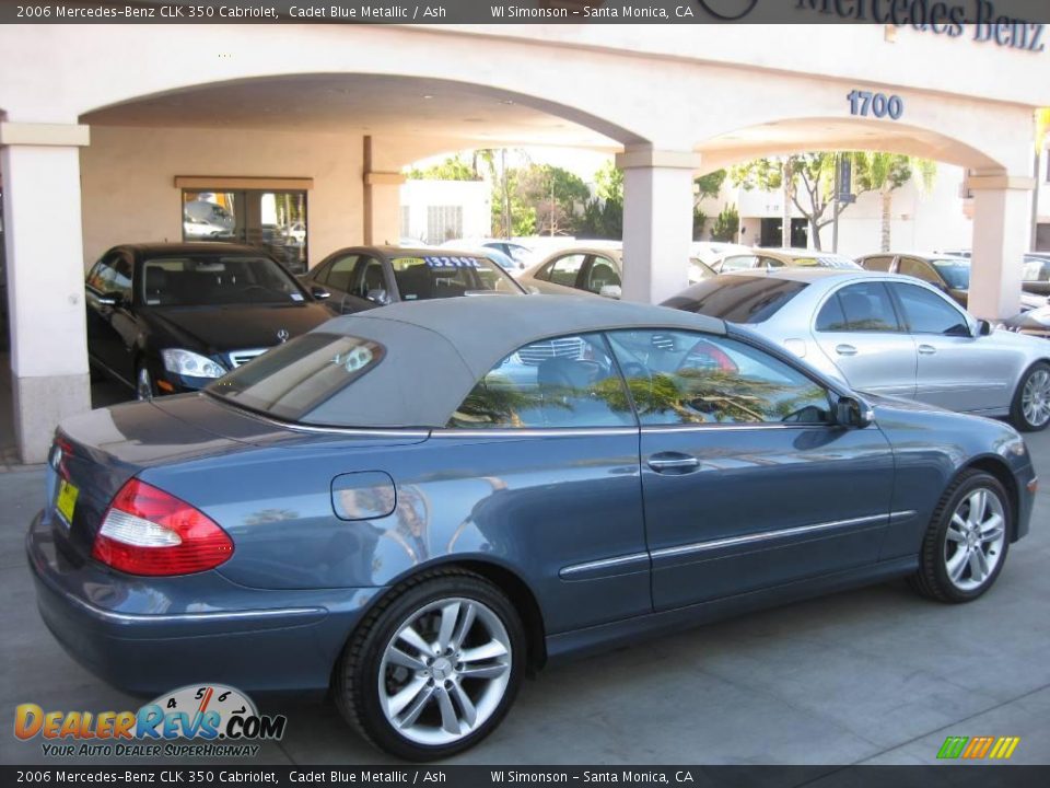 2006 Mercedes Benz Clk 350 Cabriolet Cadet Blue Metallic Ash Photo 2