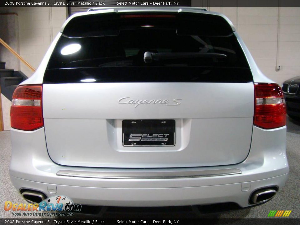 2008 Porsche Cayenne S Crystal Silver Metallic / Black Photo #5