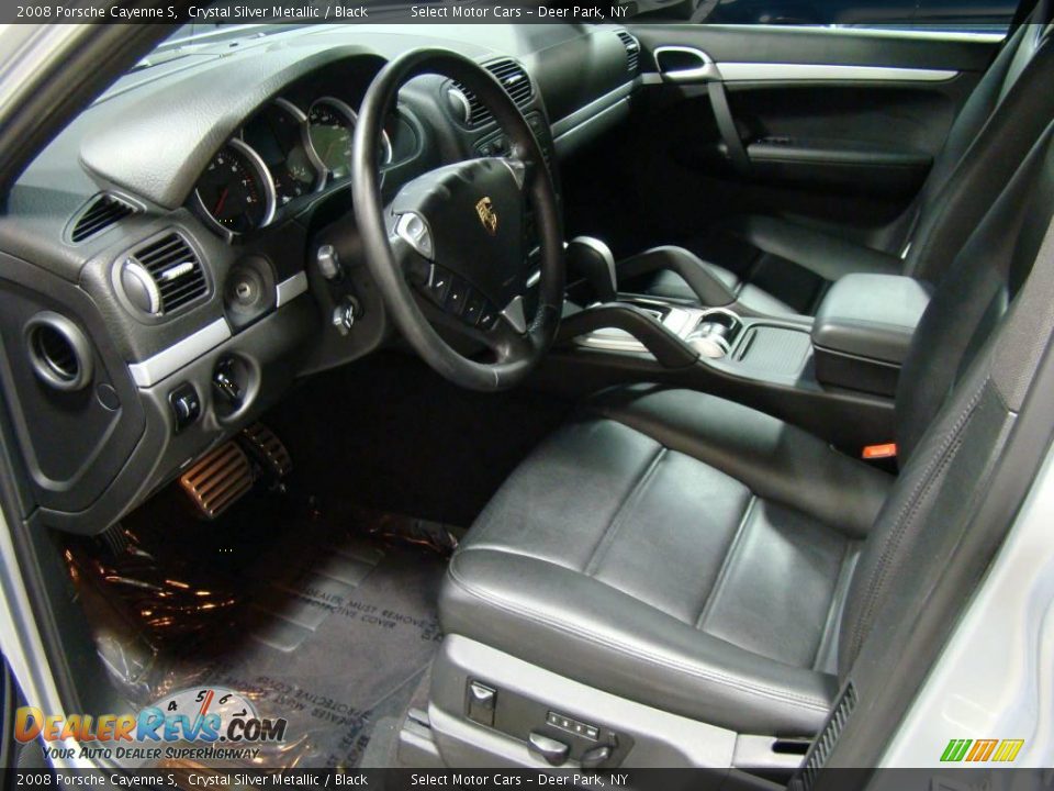 2008 Porsche Cayenne S Crystal Silver Metallic / Black Photo #8