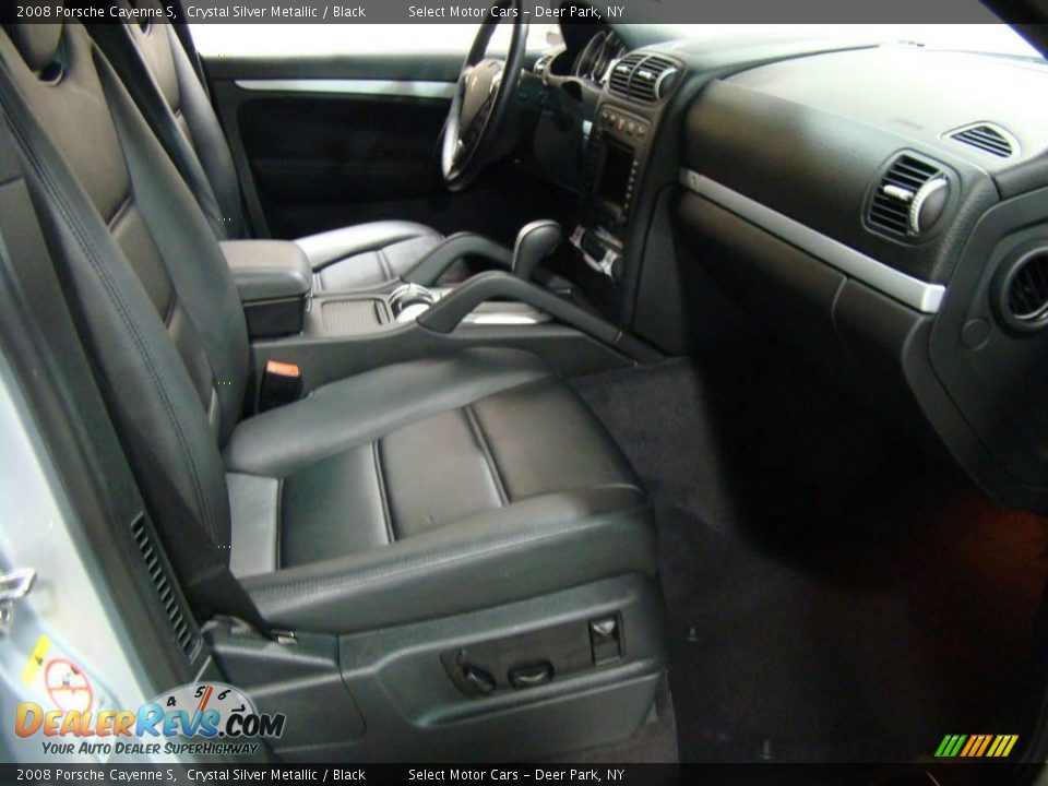 2008 Porsche Cayenne S Crystal Silver Metallic / Black Photo #10