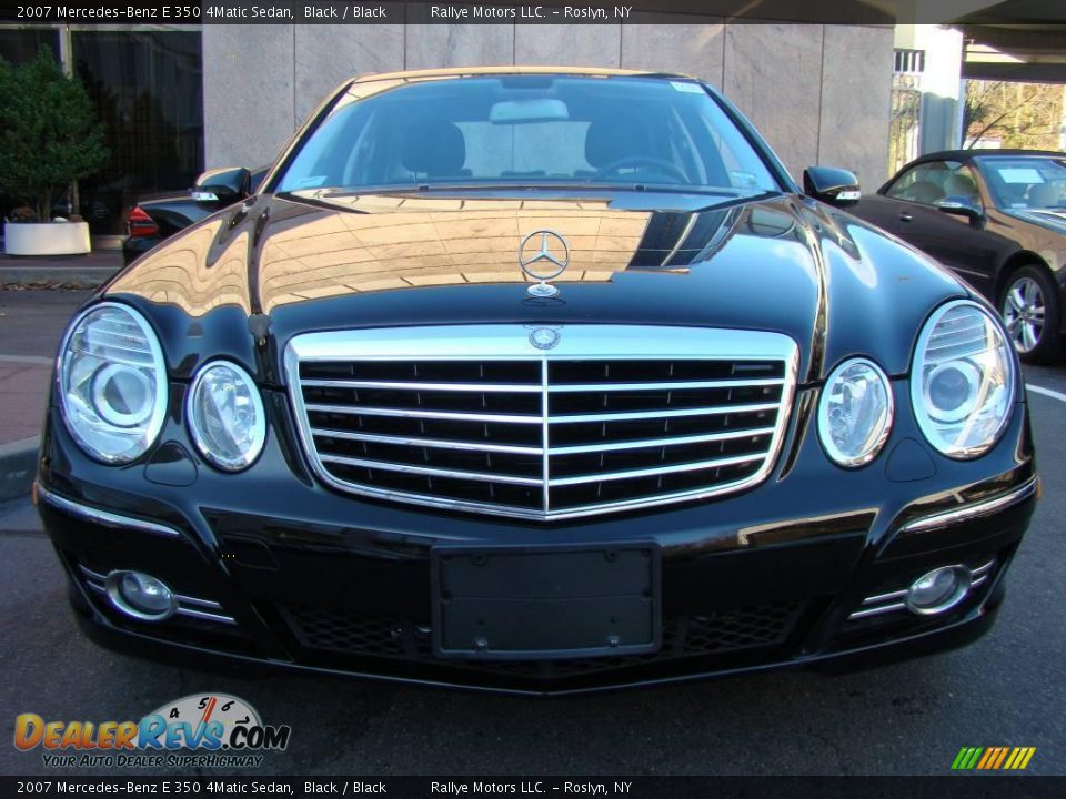 2007 Mercedes-Benz E 350 4Matic Sedan Black / Black Photo #2