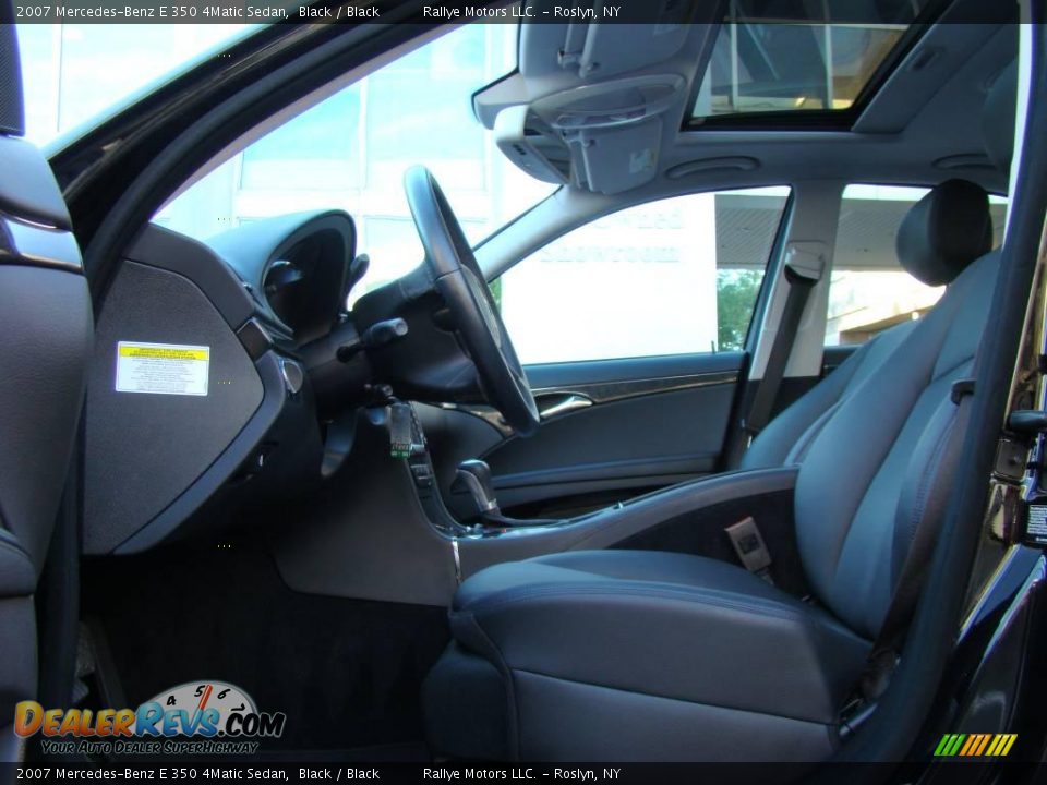 2007 Mercedes-Benz E 350 4Matic Sedan Black / Black Photo #9