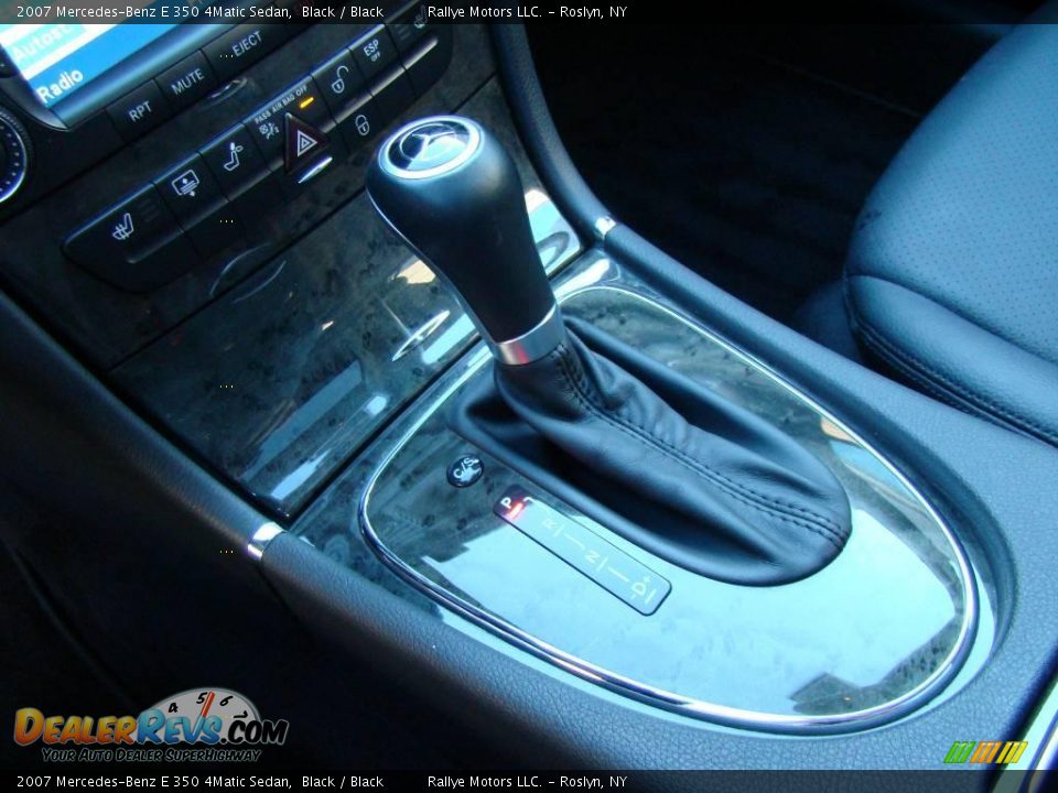 2007 Mercedes-Benz E 350 4Matic Sedan Black / Black Photo #14