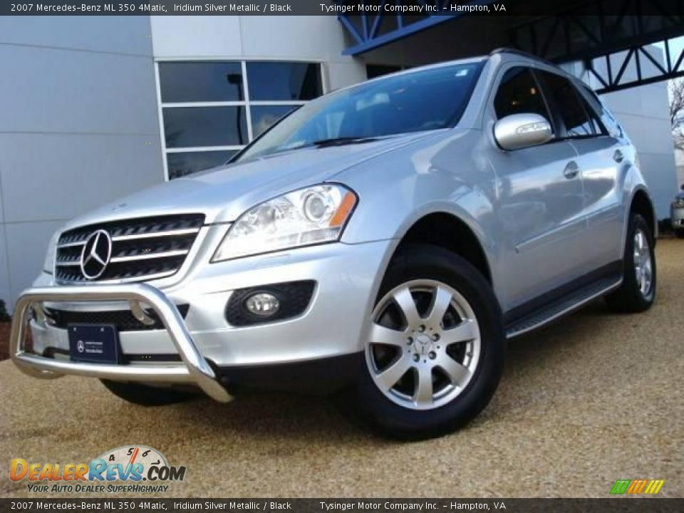 2007 Mercedes-Benz ML 350 4Matic Iridium Silver Metallic / Black Photo #1