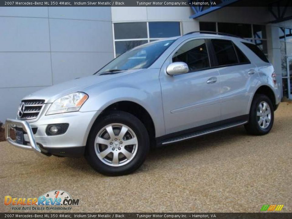 2007 Mercedes-Benz ML 350 4Matic Iridium Silver Metallic / Black Photo #2