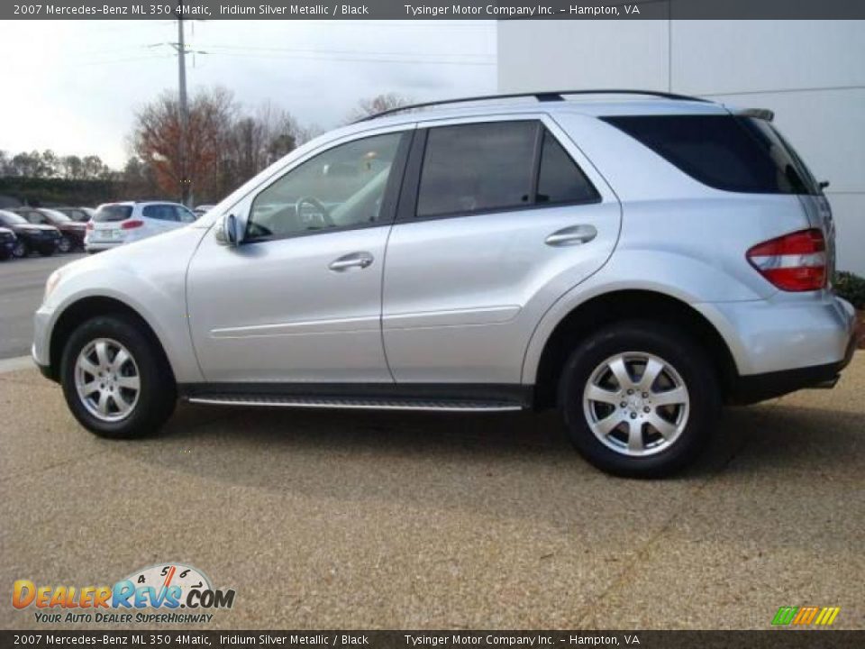 2007 Mercedes-Benz ML 350 4Matic Iridium Silver Metallic / Black Photo #3