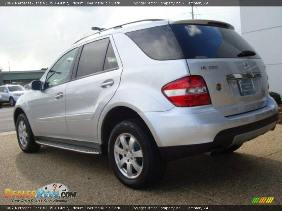 2007 Mercedes-Benz ML 350 4Matic Iridium Silver Metallic / Black Photo #4