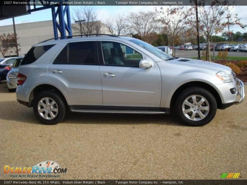 2007 Mercedes-Benz ML 350 4Matic Iridium Silver Metallic / Black Photo #7