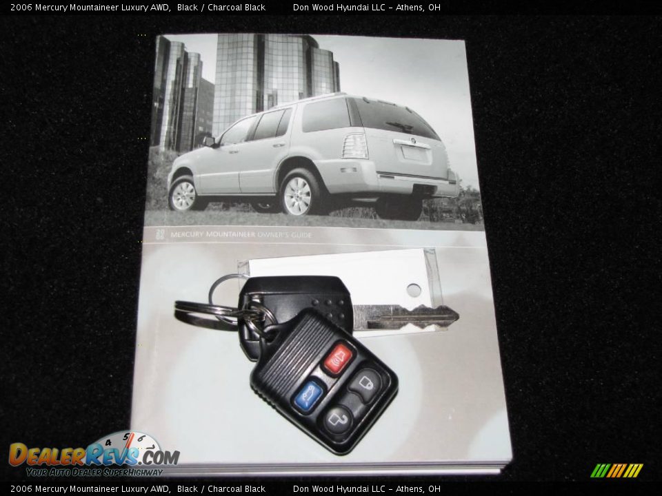 2006 Mercury Mountaineer Luxury AWD Black / Charcoal Black Photo #21