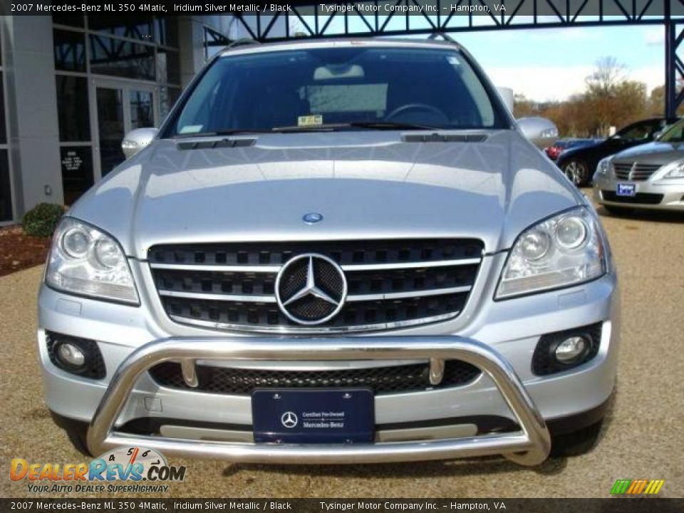 2007 Mercedes-Benz ML 350 4Matic Iridium Silver Metallic / Black Photo #9