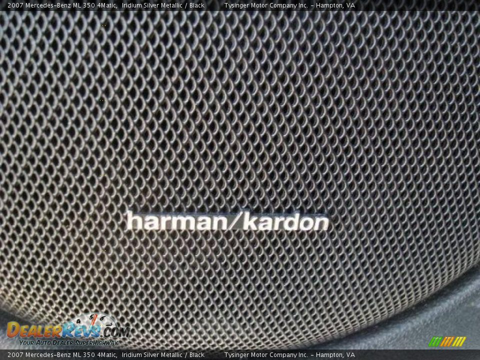 2007 Mercedes-Benz ML 350 4Matic Iridium Silver Metallic / Black Photo #17