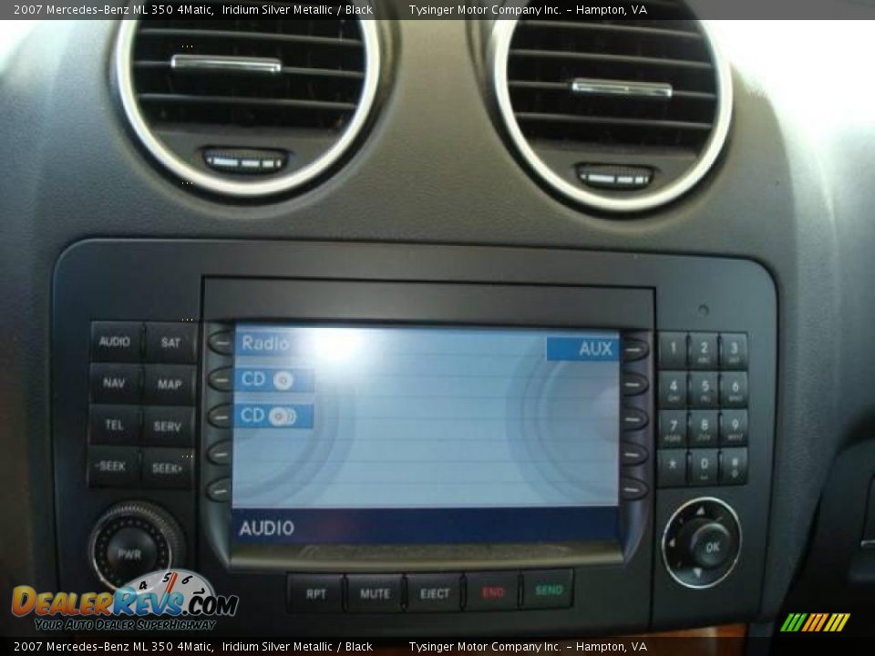 2007 Mercedes-Benz ML 350 4Matic Iridium Silver Metallic / Black Photo #18