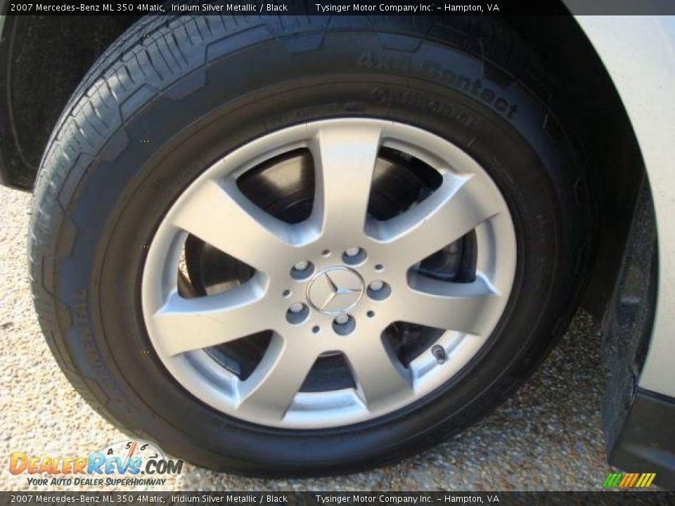 2007 Mercedes-Benz ML 350 4Matic Iridium Silver Metallic / Black Photo #23