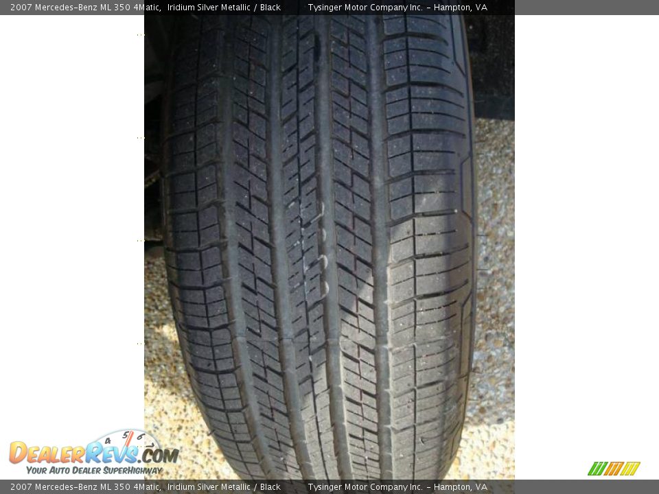 2007 Mercedes-Benz ML 350 4Matic Iridium Silver Metallic / Black Photo #24