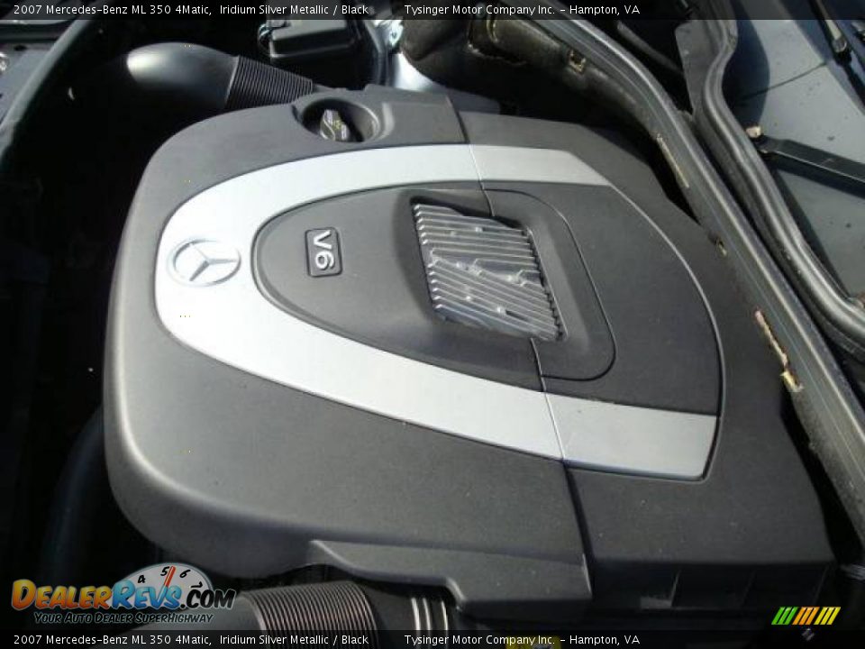 2007 Mercedes-Benz ML 350 4Matic Iridium Silver Metallic / Black Photo #25