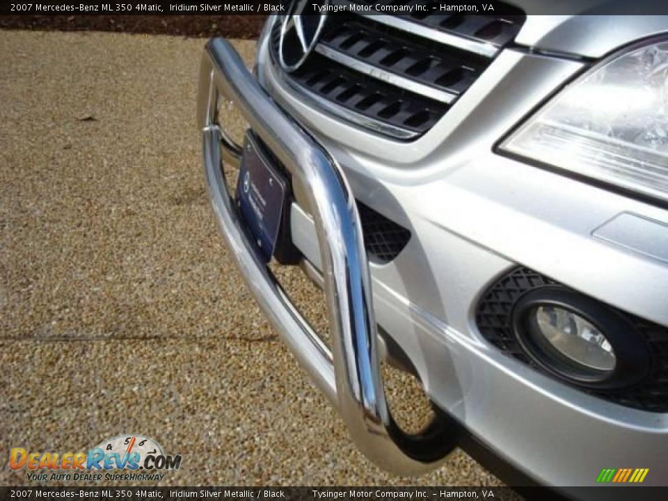 2007 Mercedes-Benz ML 350 4Matic Iridium Silver Metallic / Black Photo #26