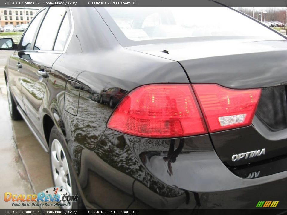 2009 Kia Optima LX Ebony Black / Gray Photo #5