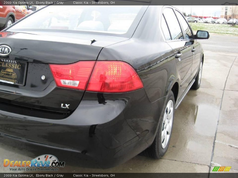 2009 Kia Optima LX Ebony Black / Gray Photo #7