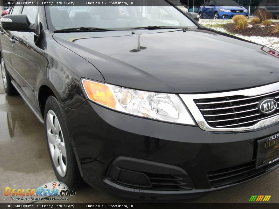 2009 Kia Optima LX Ebony Black / Gray Photo #9