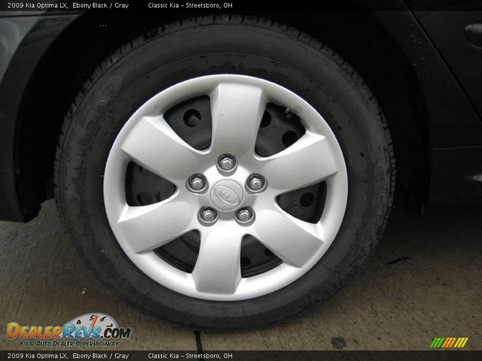 2009 Kia Optima LX Ebony Black / Gray Photo #11
