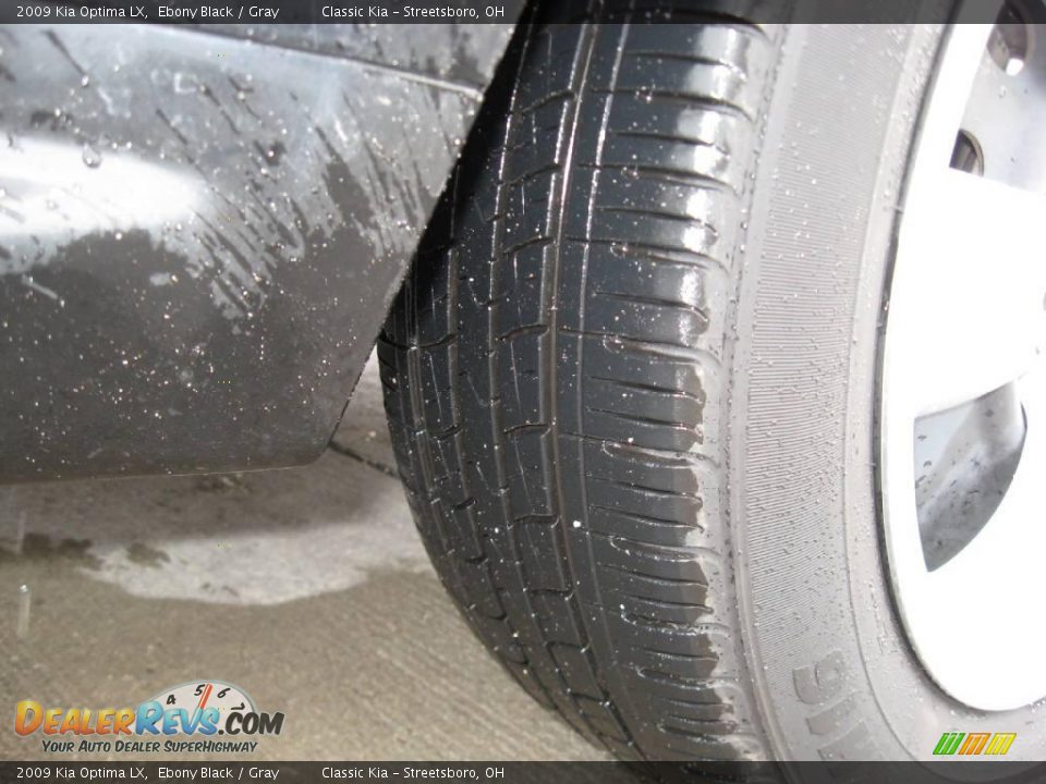 2009 Kia Optima LX Ebony Black / Gray Photo #14