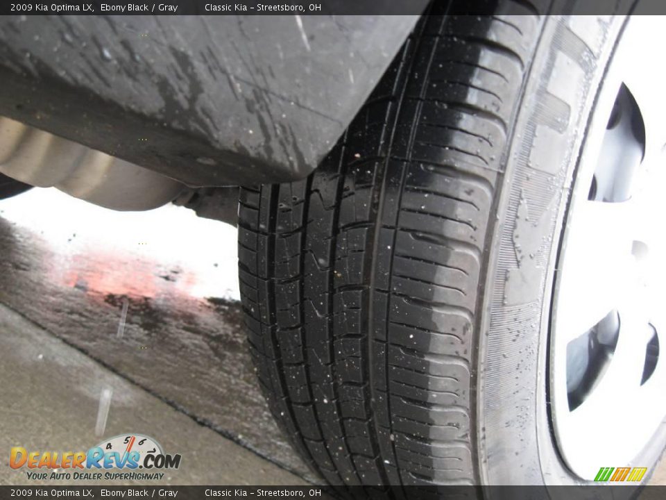 2009 Kia Optima LX Ebony Black / Gray Photo #15