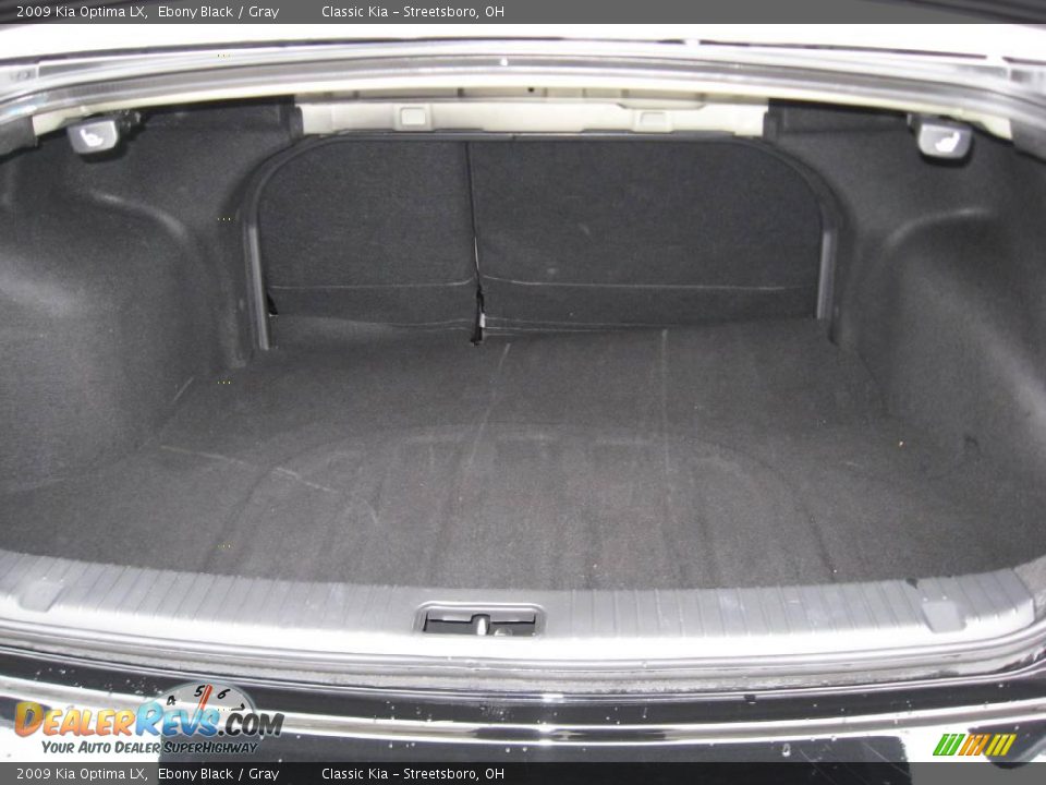 2009 Kia Optima LX Ebony Black / Gray Photo #16
