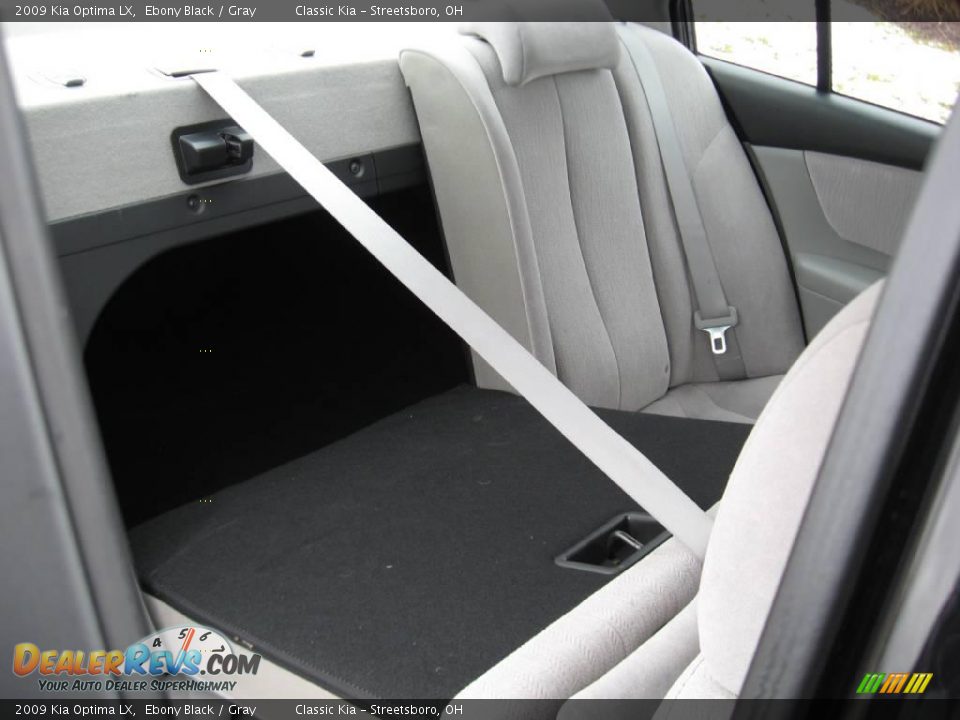 2009 Kia Optima LX Ebony Black / Gray Photo #18