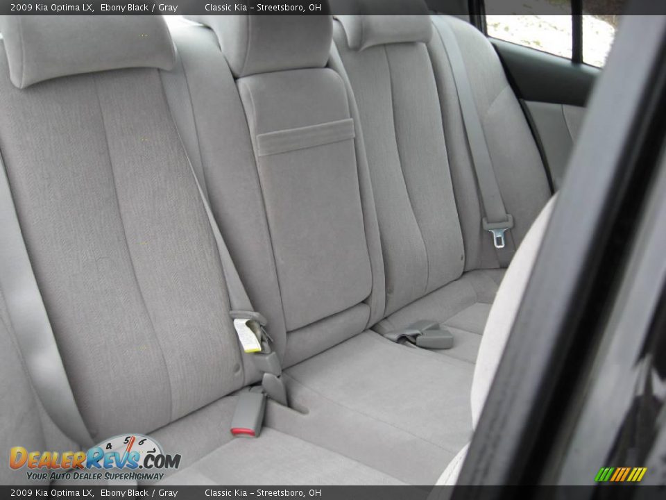 2009 Kia Optima LX Ebony Black / Gray Photo #19