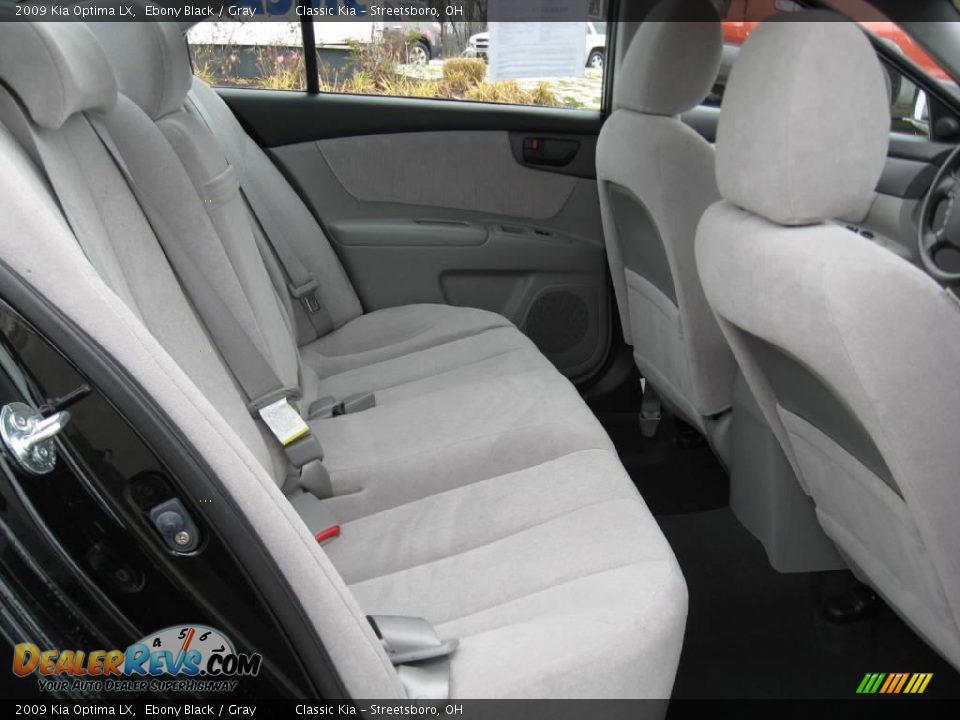 2009 Kia Optima LX Ebony Black / Gray Photo #21