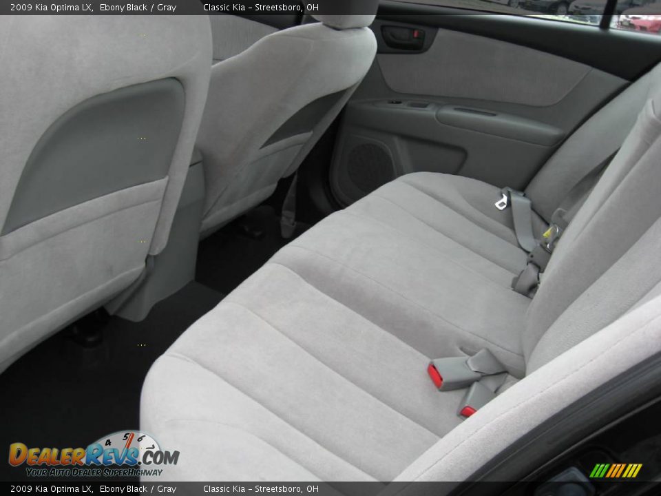 2009 Kia Optima LX Ebony Black / Gray Photo #26