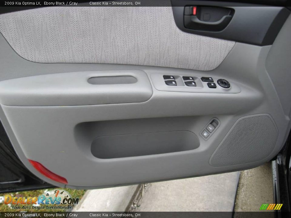 2009 Kia Optima LX Ebony Black / Gray Photo #27