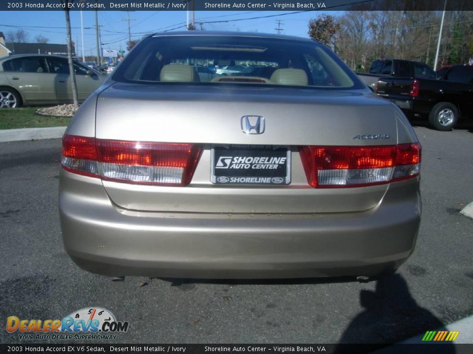 2003 Honda accord ex v6 sedan mpg #5