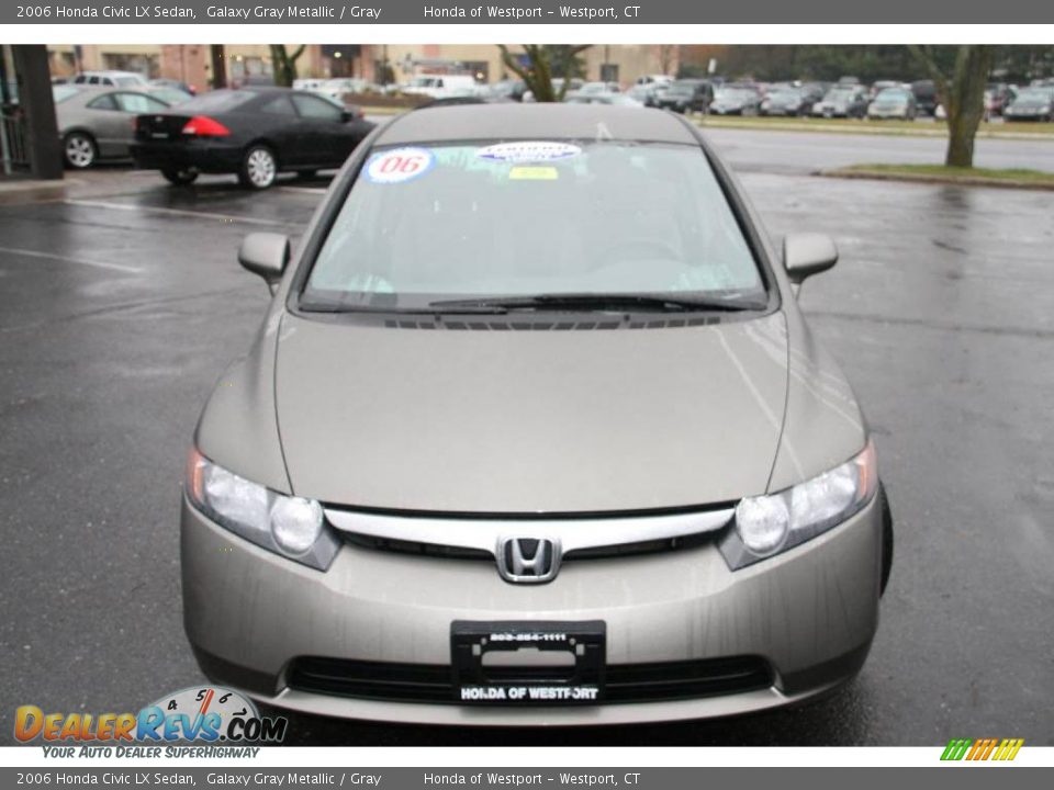 2006 Honda Civic LX Sedan Galaxy Gray Metallic / Gray Photo #2