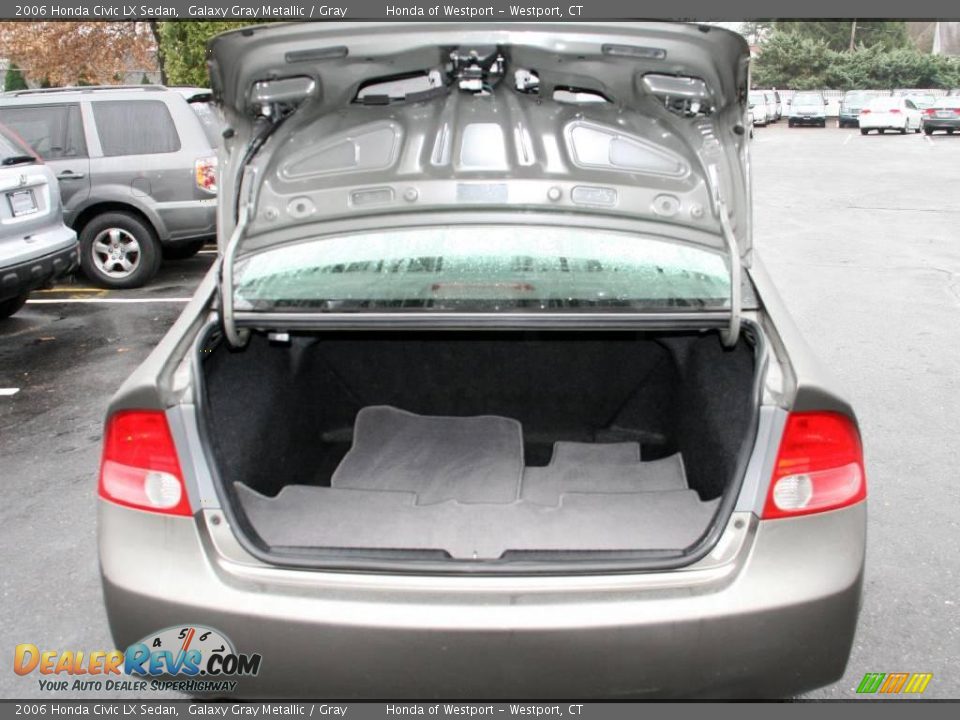2006 Honda Civic LX Sedan Galaxy Gray Metallic / Gray Photo #8
