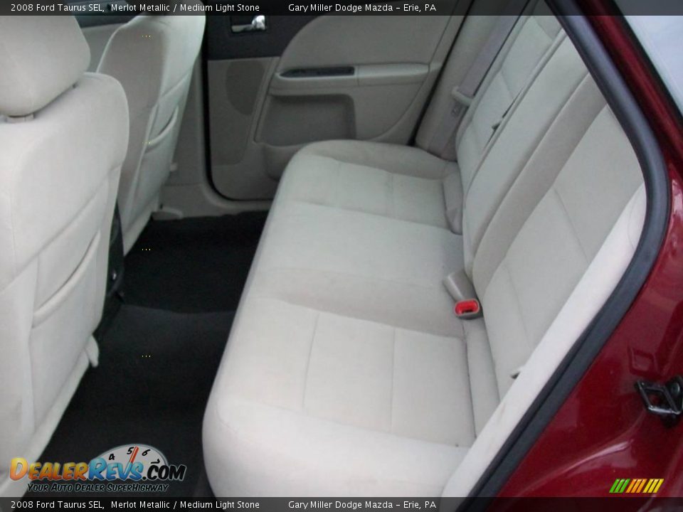 2008 Ford Taurus SEL Merlot Metallic / Medium Light Stone Photo #13