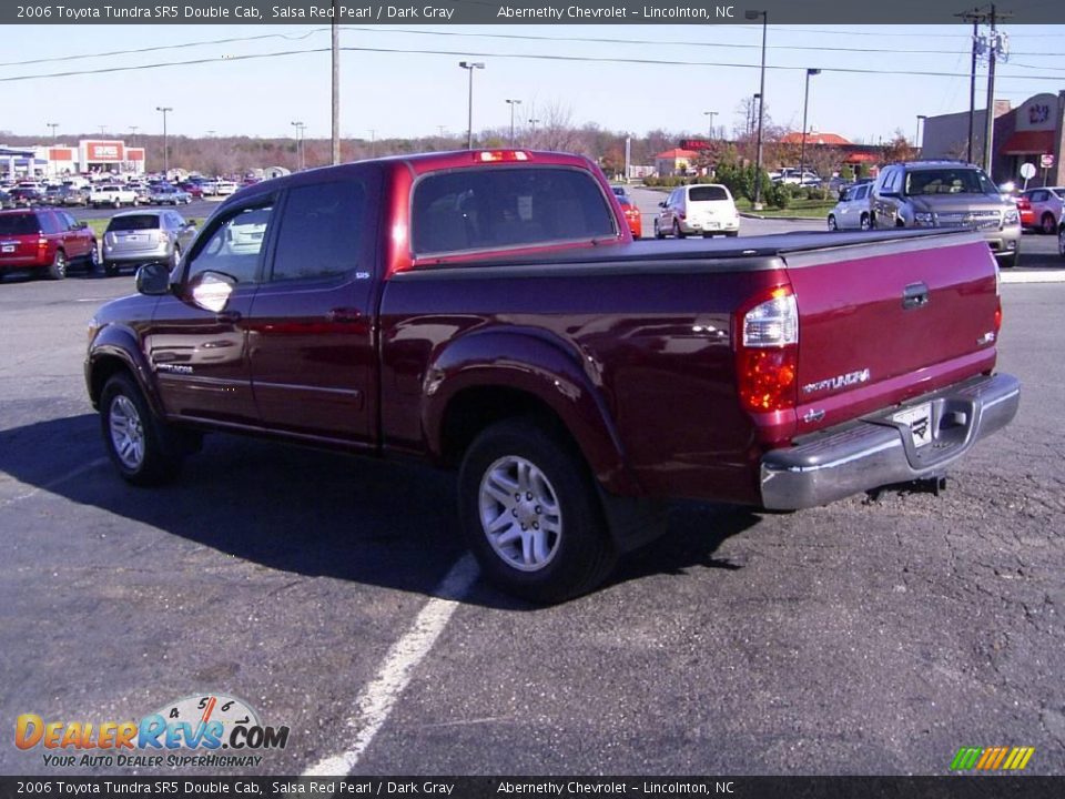 2006 Toyota Tundra SR5 Double Cab Salsa Red Pearl / Dark Gray Photo #2