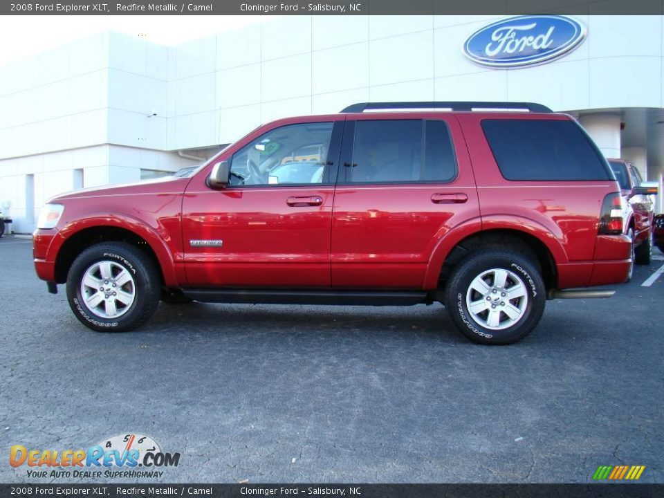 2008 Ford Explorer XLT Redfire Metallic / Camel Photo #5