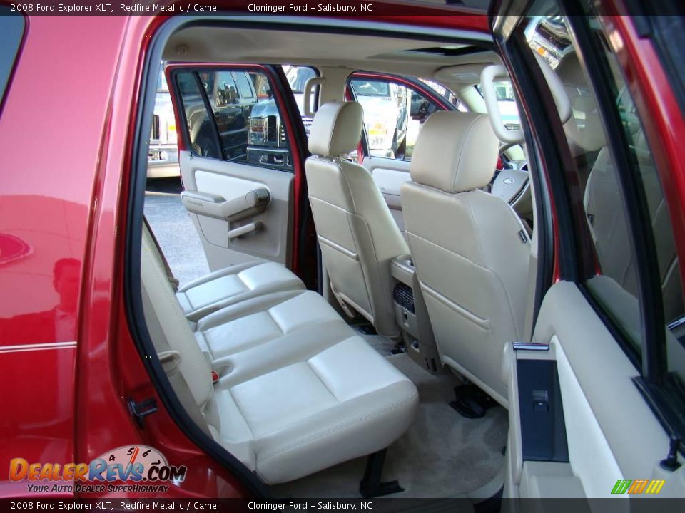 2008 Ford Explorer XLT Redfire Metallic / Camel Photo #11