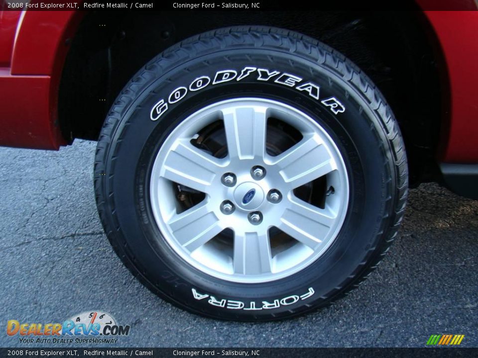 2008 Ford Explorer XLT Redfire Metallic / Camel Photo #14