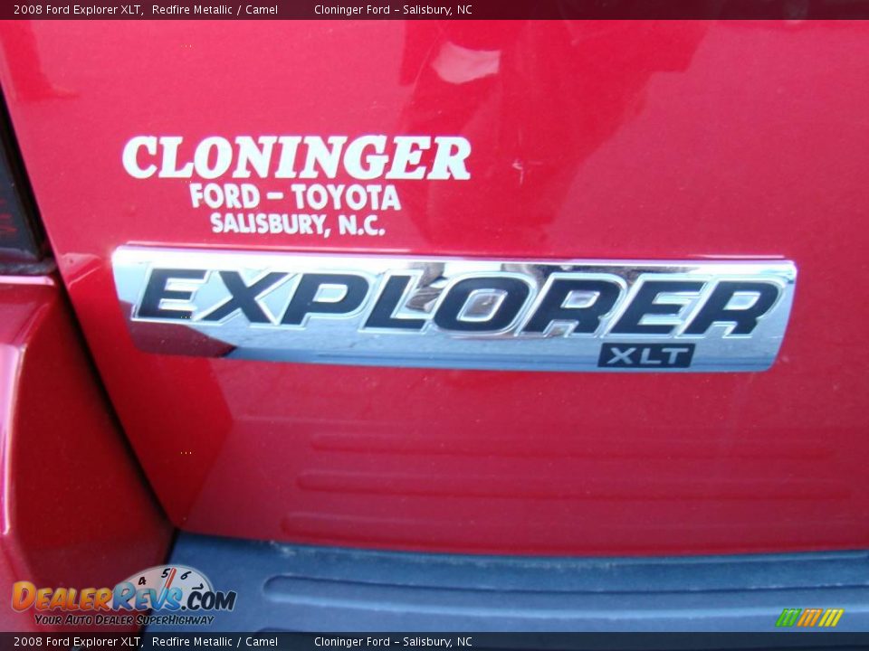 2008 Ford Explorer XLT Redfire Metallic / Camel Photo #15