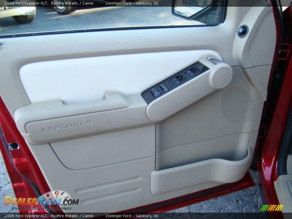 2008 Ford Explorer XLT Redfire Metallic / Camel Photo #16