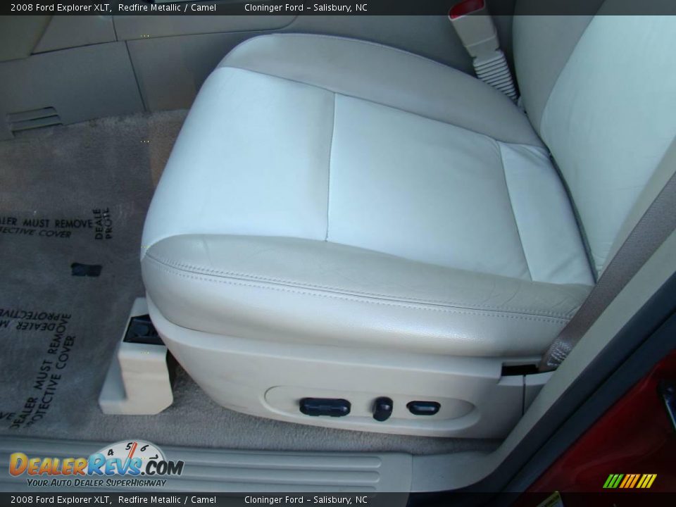 2008 Ford Explorer XLT Redfire Metallic / Camel Photo #17